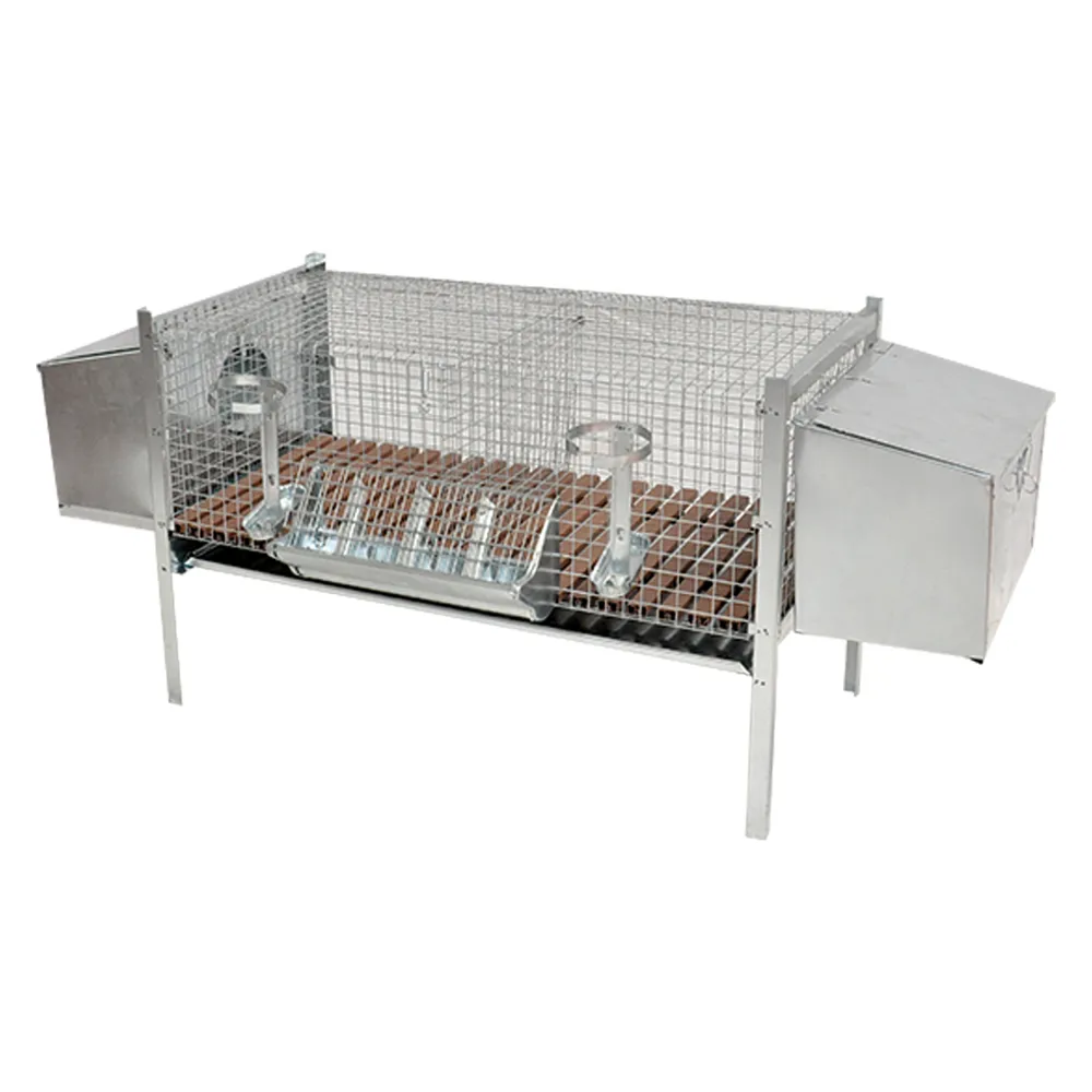 GABBIA CONIGLI DUE FATTRICI cm 100 x 50 xH 70 GABBIA CONIGLI DUE FATTRICI cm 100 x 50 xH 70