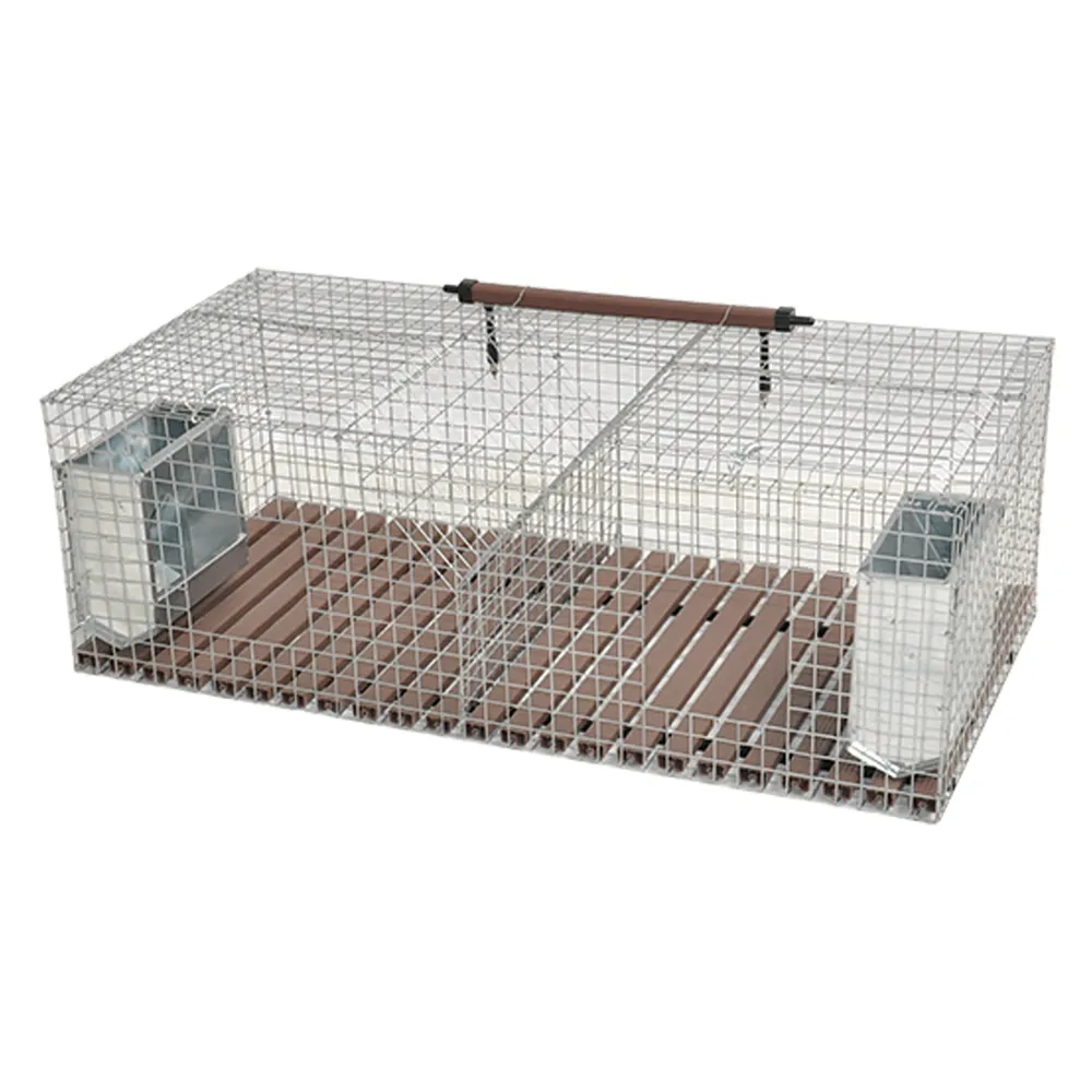 GABBIA CONIGLI FATTRICI 2 fori - cm 100 x 50 x H 34 GABBIA CONIGLI FATTRICI 2 fori - cm 100 x 50 x H 34