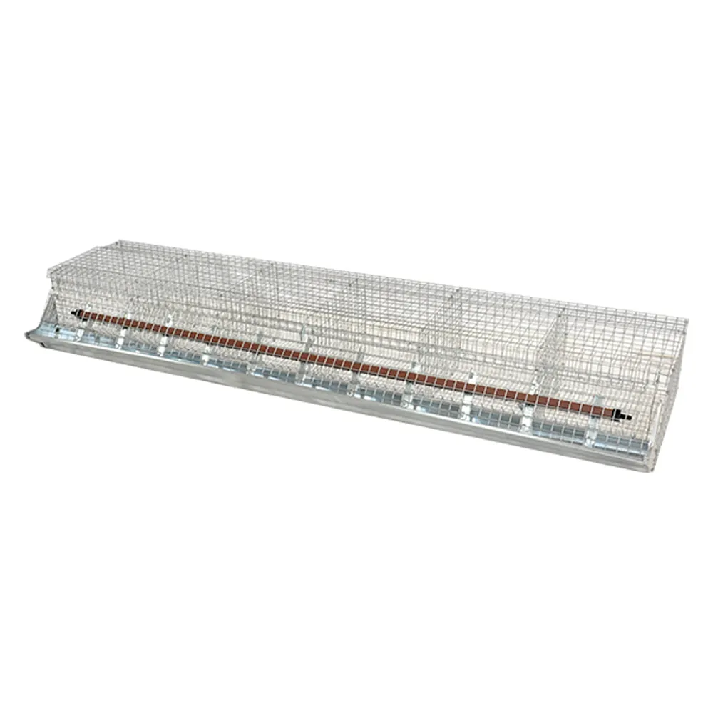GABBIA CONIGLI INGRASSO 6 fori - cm 183 x 36 x H 30 GABBIA CONIGLI INGRASSO 6 fori - cm 183 x 36 x H 30