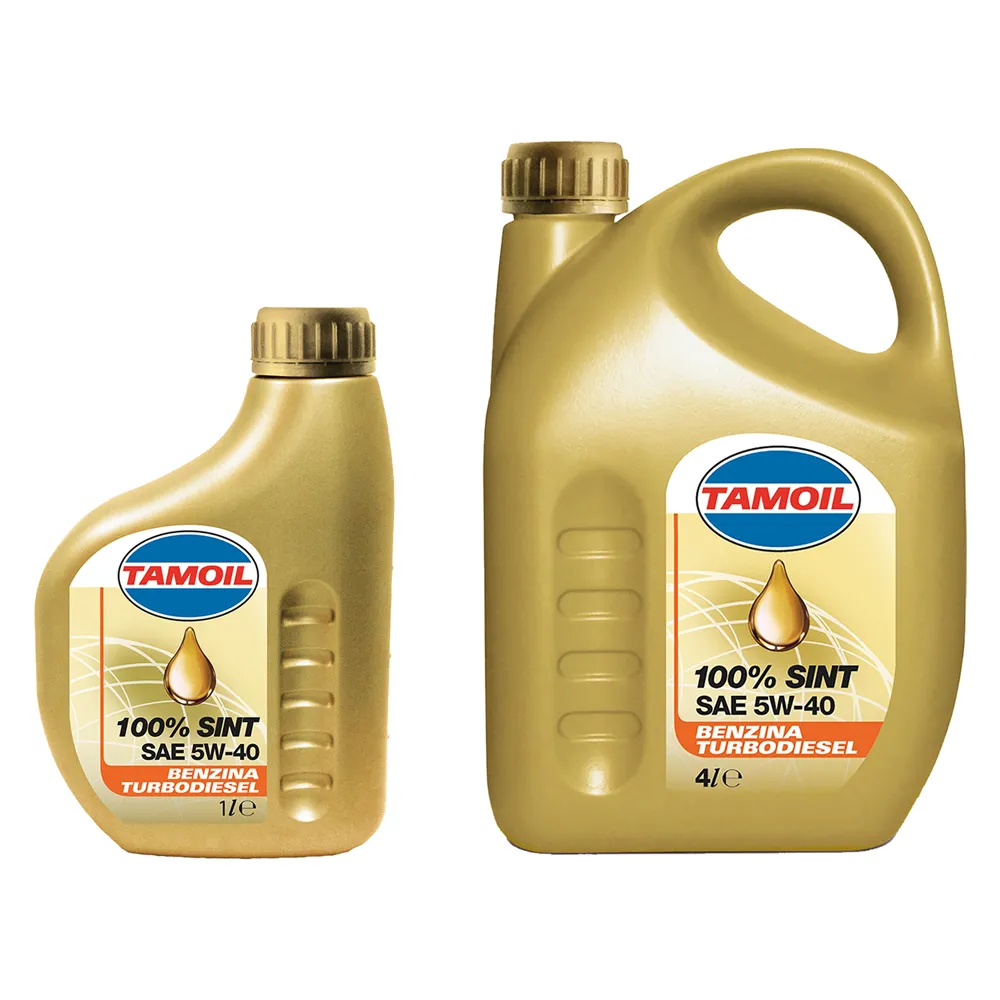 OLIO MOTORE PER AUTOVETTURE 'TAMOIL 100% SINT' 5W40 - lt. 1 OLIO MOTORE PER AUTOVETTURE 'TAMOIL 100% SINT' 5W40 - lt. 1