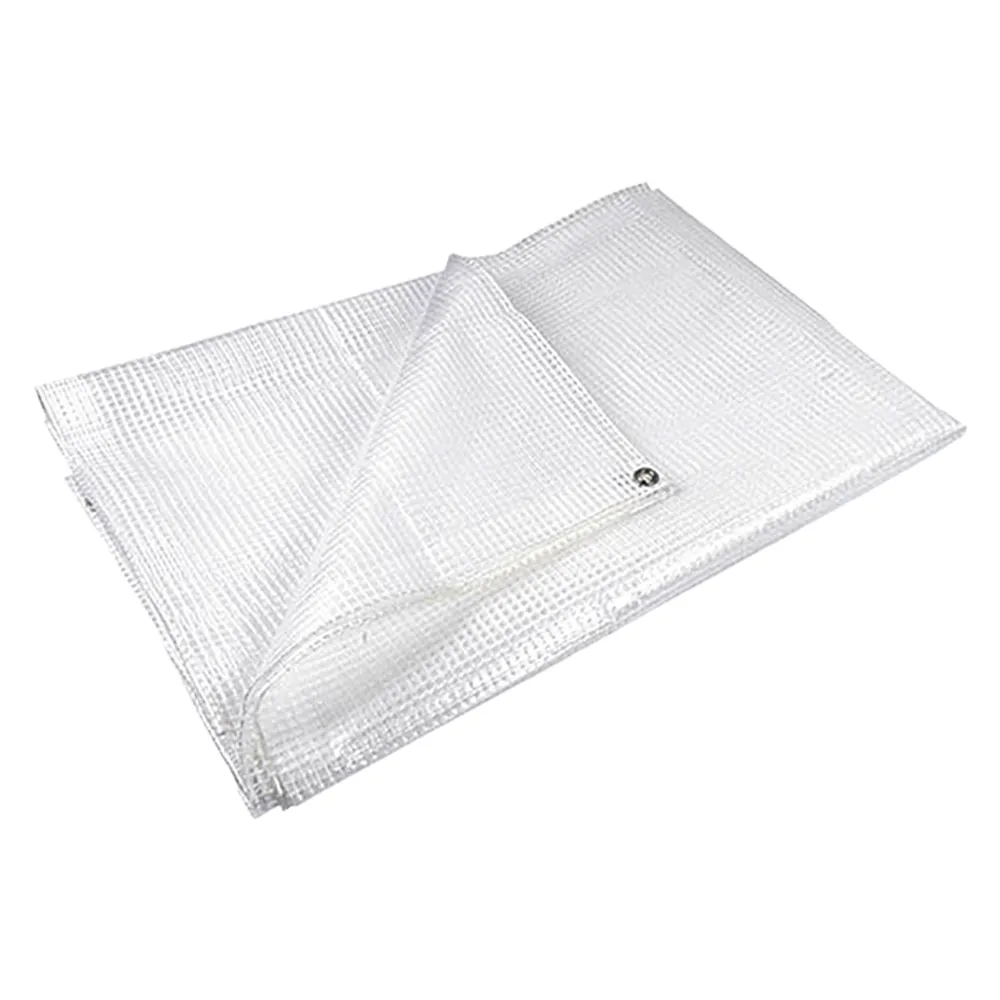 TELONE RETINATO CON OCCHIELLI mt 4 x 6 bianco - 160 gr./mq. TELONE RETINATO CON OCCHIELLI mt 4 x 6 bianco - 160 gr./mq.
