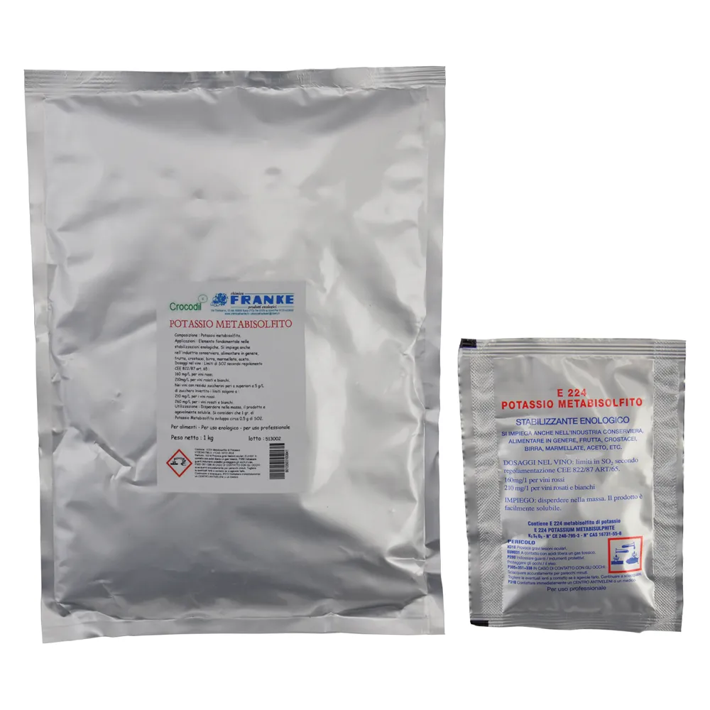 METABISOLFITO DI POTASSIO kg. 1 METABISOLFITO DI POTASSIO kg. 1