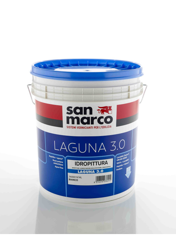 LAGUNA 3.0 SAN MARCO WASHABLE WATER-BASED PAINT - 1 LT / 4 LT / 14 LT