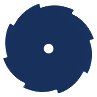 LAMA A 8 DENTI mm 230