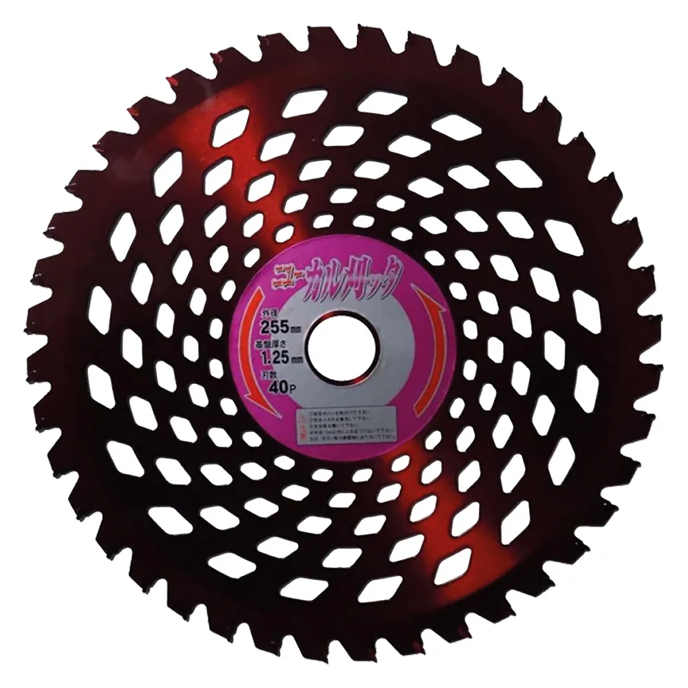 DISCO PER DECESPUGLIATORE mm 255 - denti N. 40 DISCO PER DECESPUGLIATORE mm 255 - denti N. 40