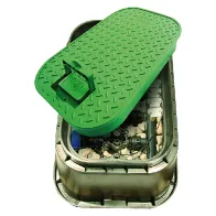 POZZETTO RETTANGOLARE CON COPERCHIO base cm 52