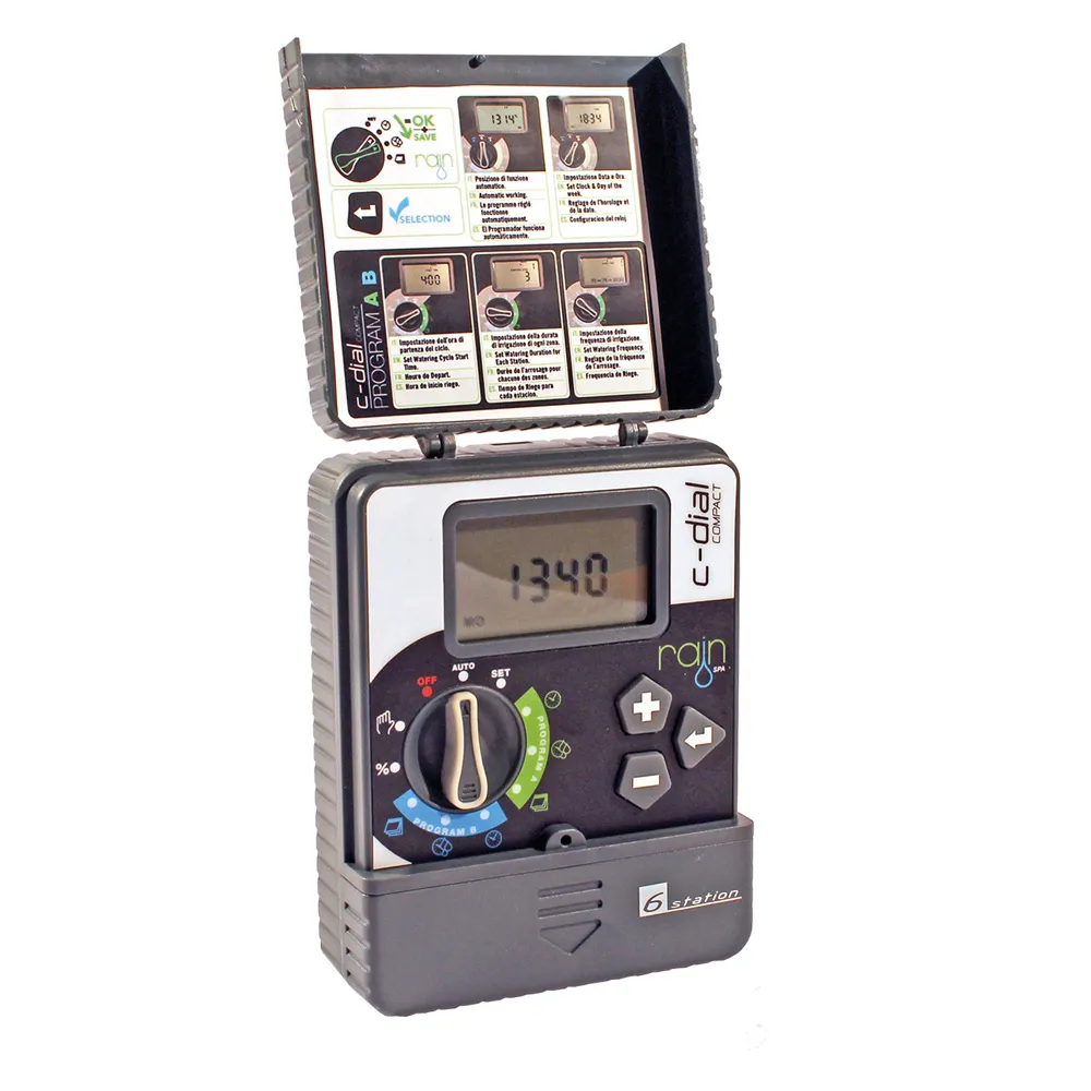 CENTRALINA PER IRRIGAZIONE RAIN 'COMPACT-DIAL' 4 stazioni - 24VAC CENTRALINA PER IRRIGAZIONE RAIN 'COMPACT-DIAL' 4 stazioni - 24VAC