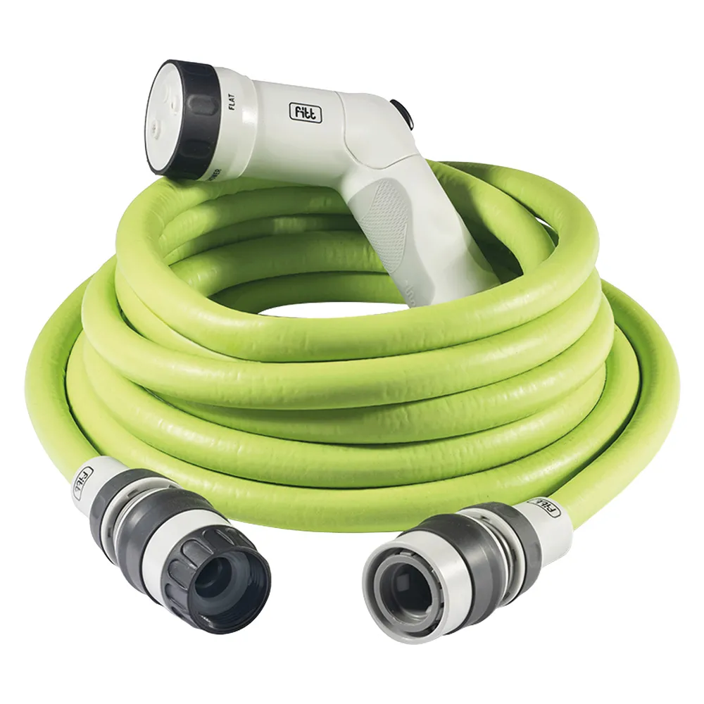 TUBO ESTENSIBILE PER GIARDINO IN KIT 'IKON' fino a 15 mt. - colori assortiti TUBO ESTENSIBILE PER GIARDINO IN KIT 'IKON' fino a 15 mt. - colori assortiti