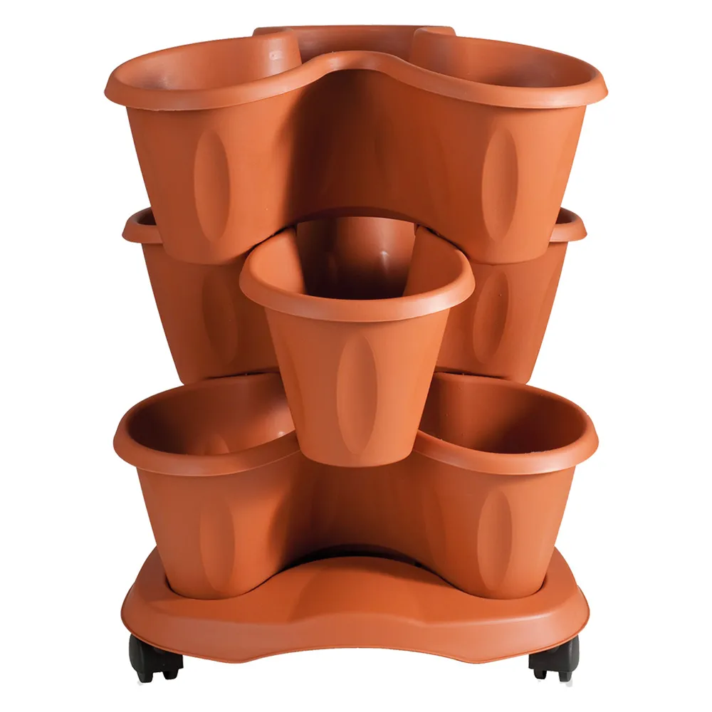 SET VASO 'TRIFOGLIO' Ø cm 40xh.51 Lt. 6 - terracotta SET VASO 'TRIFOGLIO' Ø cm 40xh.51 Lt. 6 - terracotta
