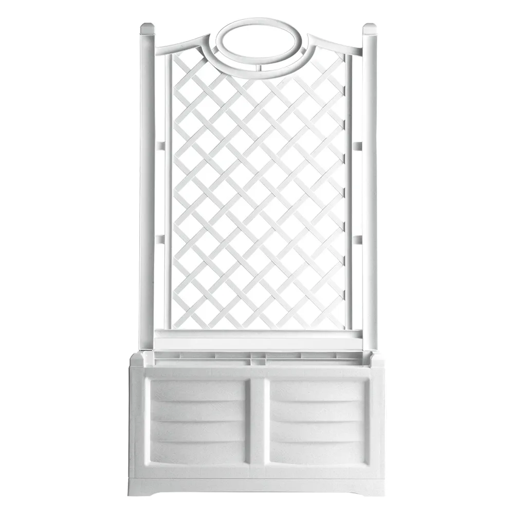 FIORIERA PVC RETTANGOLARE 'SEPARE'' colore bianco FIORIERA PVC RETTANGOLARE 'SEPARE'' colore bianco