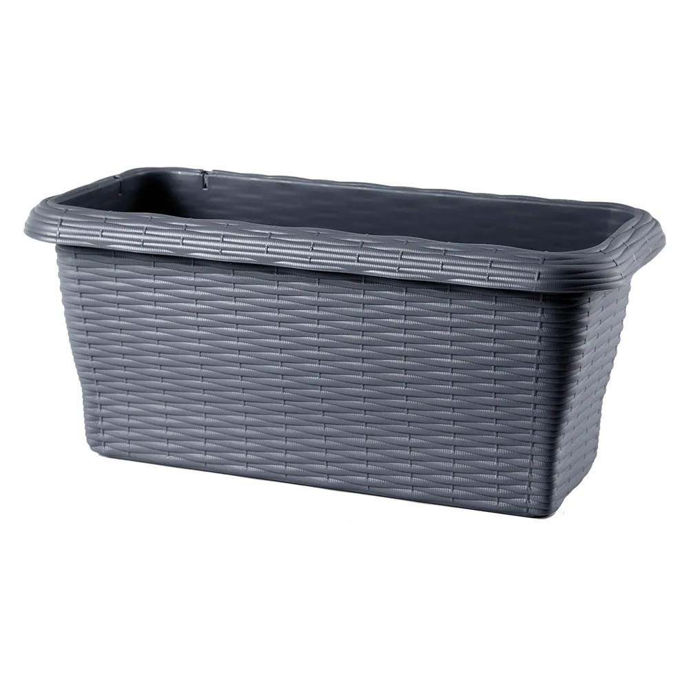 FIORIERA RETTANGOLARE 'PAGLIA' cm 40x20x17 FIORIERA RETTANGOLARE 'PAGLIA' cm 40x20x17