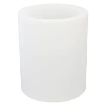 VASO TONDO 'VENUSIO LAMP' Ø cm 40xh.50 lt.16 ghiac./luce bia.