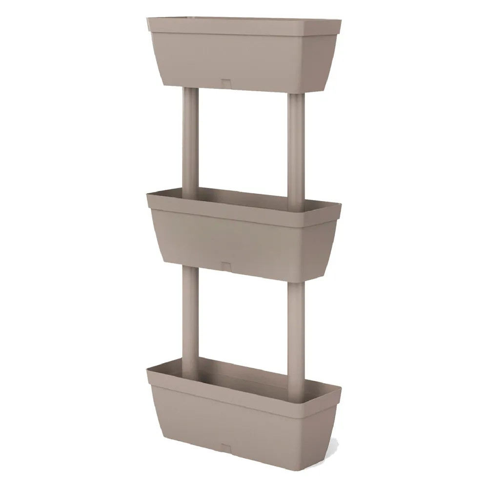 KIT FIORIERE VERTICALI kit 3 pz - colore grigio KIT FIORIERE VERTICALI kit 3 pz - colore grigio