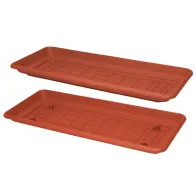 SOTTOVASO PER FIORIERA RETTANGOLARE 'MAXI' cm 96 x 41