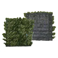 SIEPE ARTIFICIALE 'FOGLIE DI LAURO CON RETE' mt 1 x 3