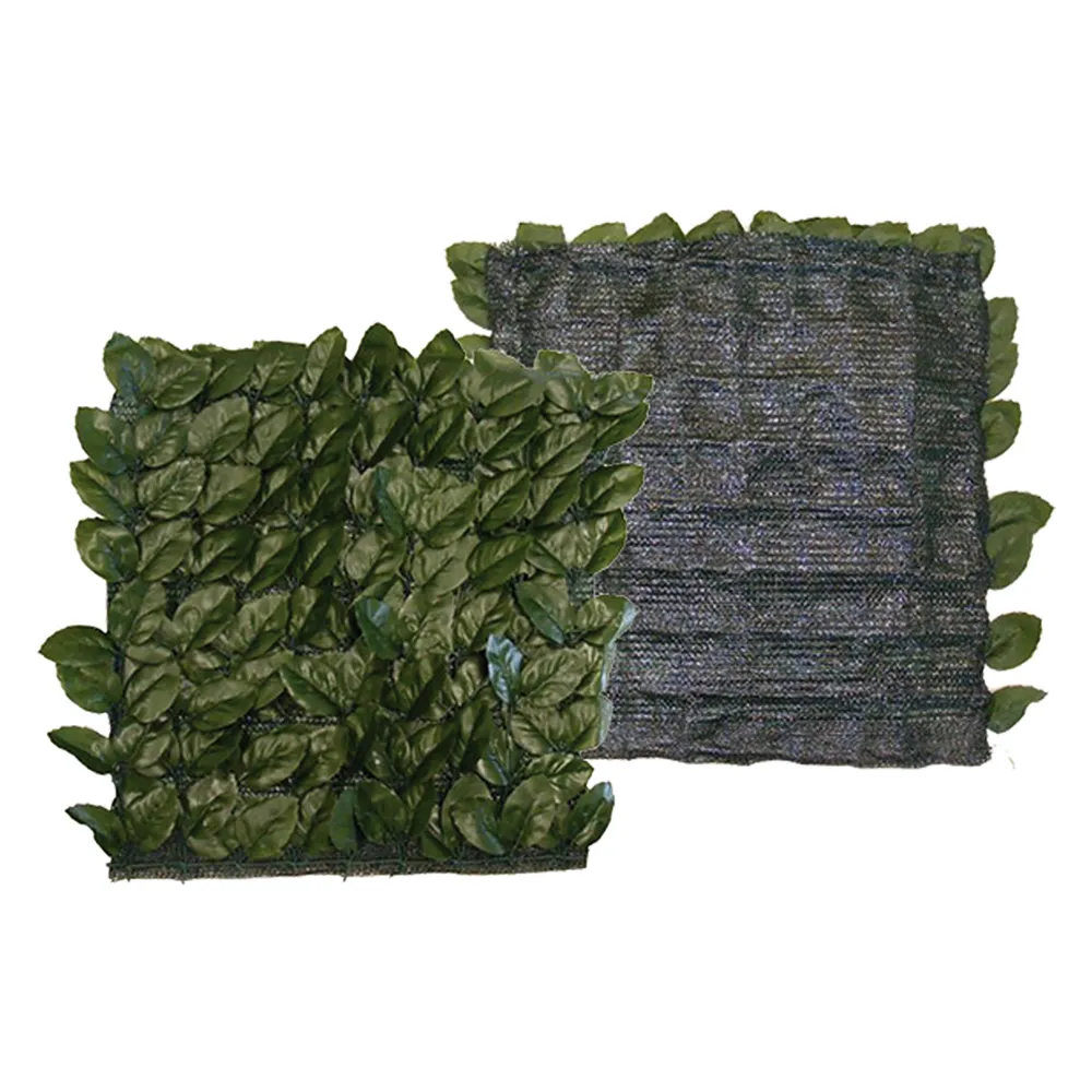 SIEPE ARTIFICIALE 'FOGLIE DI LAURO CON RETE' mt 1 x 3 SIEPE ARTIFICIALE 'FOGLIE DI LAURO CON RETE' mt 1 x 3