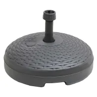 BASE PLASTICA PER OMBRELLONE EFFETTO RATTAN colore antracite
