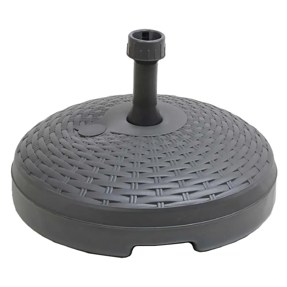 BASE PLASTICA PER OMBRELLONE EFFETTO RATTAN colore antracite BASE PLASTICA PER OMBRELLONE EFFETTO RATTAN colore antracite