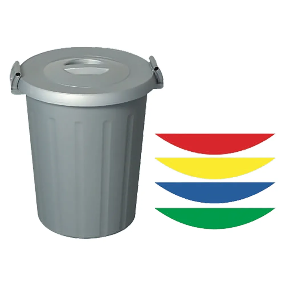 BIDONE IMMONDIZIA Lt. 25 grigio - manici personaliz. BIDONE IMMONDIZIA Lt. 25 grigio - manici personaliz.