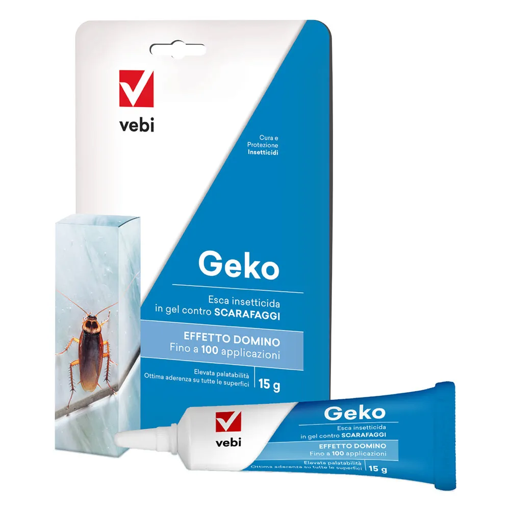ESCA INSETTICIDA PER SCARAFAGGI gr. 15 - Geko tubetto ESCA INSETTICIDA PER SCARAFAGGI gr. 15 - Geko tubetto