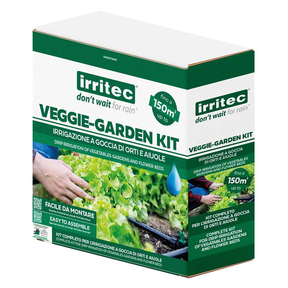KIT IRRIGAZIONE PER ORTO 'VEGGIE-GARDEN' copertura fino a 150 m2 KIT IRRIGAZIONE PER ORTO 'VEGGIE-GARDEN' copertura fino a 150 m2