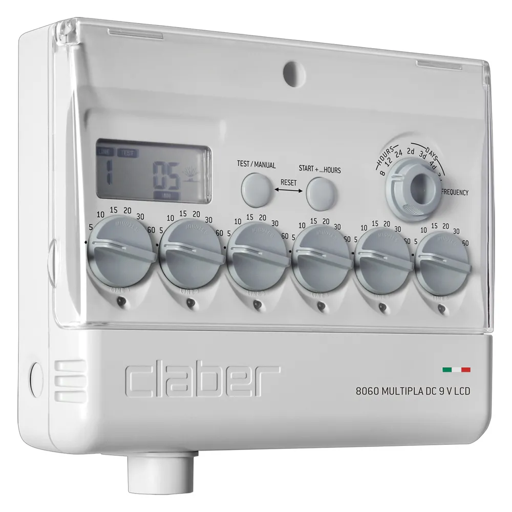 CENTRALINA PER IRRIGAZIONE 'MULTIPLA' Art. 8060 - 6 programmi blister