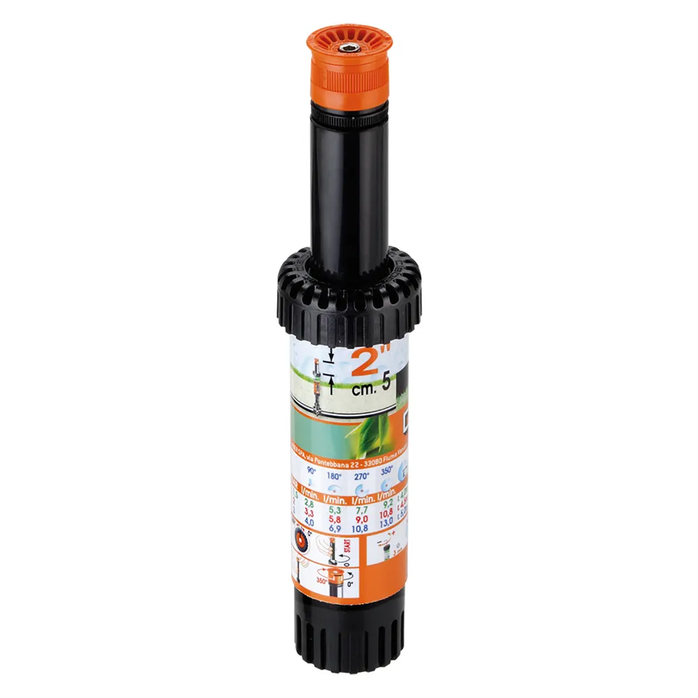 IRRIGATORE POP-UP STATICO REGOLABILE Art. 90004 - alzo cm 5 IRRIGATORE POP-UP STATICO REGOLABILE Art. 90004 - alzo cm 5