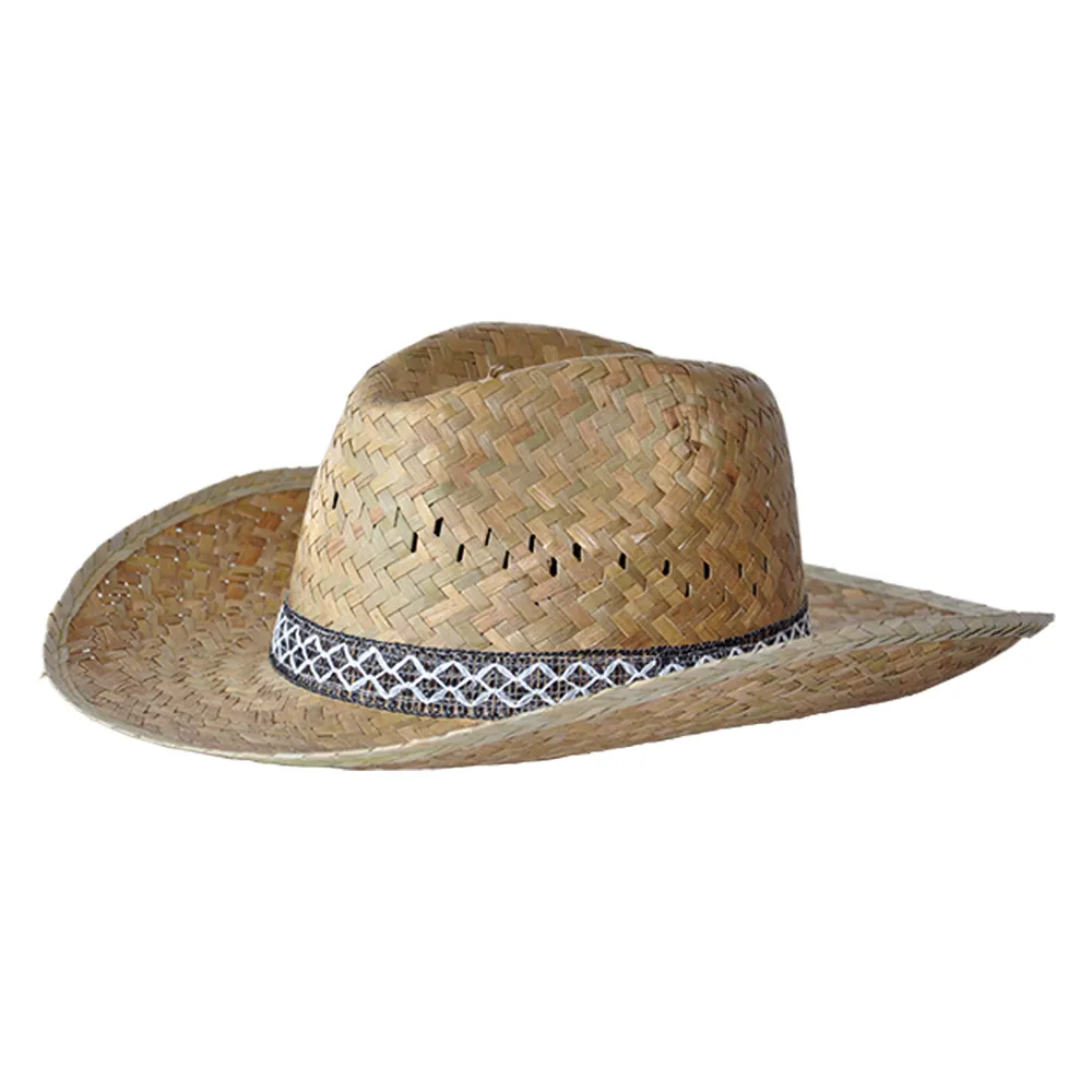 CAPPELLO IN PAGLIA 'COWBOY' 12 pz a taglie miste 56-58-60 CAPPELLO IN PAGLIA 'COWBOY' 12 pz a taglie miste 56-58-60