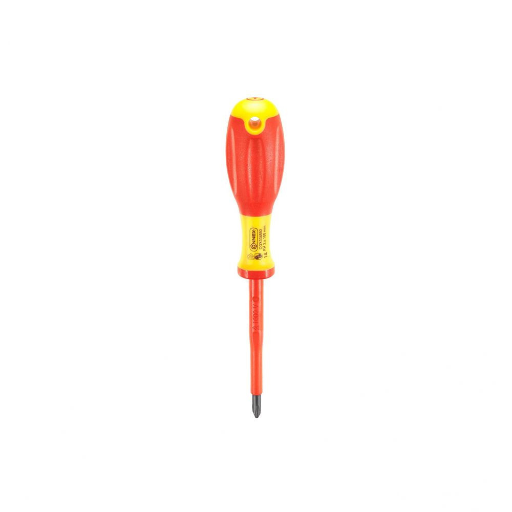 INSULATED SCREWDRIVER 1000V, FOR ELECTRICIAN, PHILLIPS HEAD