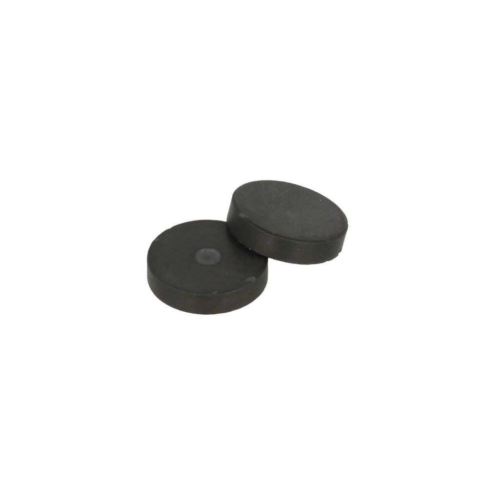 Magnets Clamps Ø 20 mm. height 4.5 mm. black color 6pcs.
