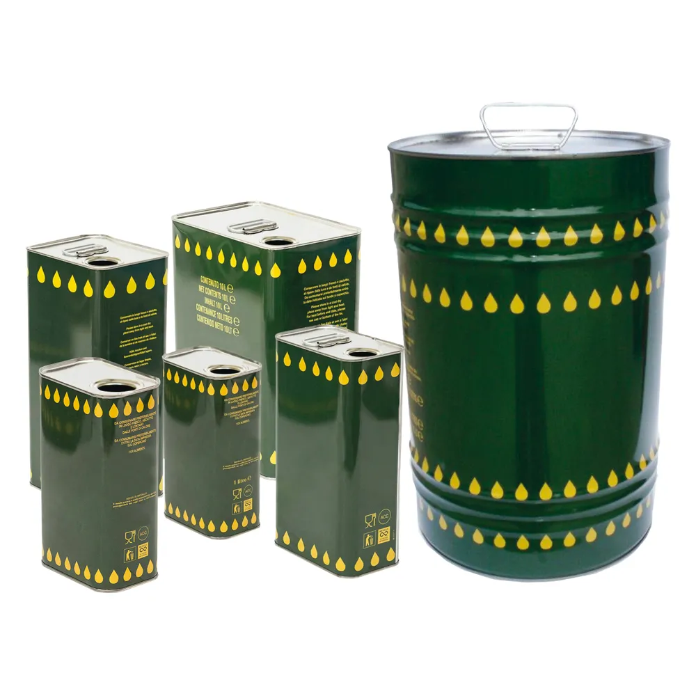 LATTA PER OLIO IN LAMIERA Lt. 10 - foro Ø 42 mm (manico in plastica) LATTA PER OLIO IN LAMIERA Lt. 10 - foro Ø 42 mm (manico in plastica)