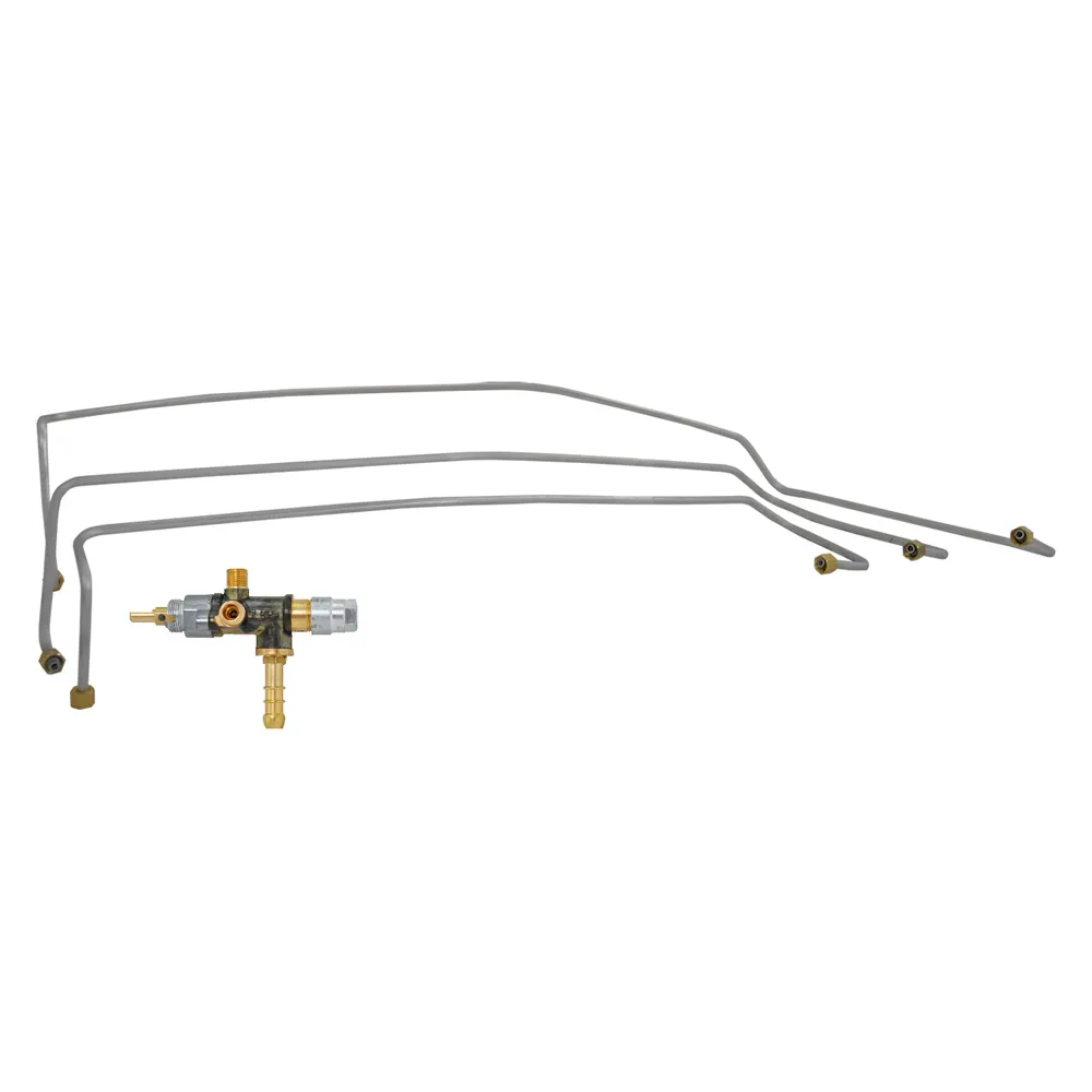 TUBO ALLUMINIO CON RUBINETTO VALVOLATO per stufa a gas TUBO ALLUMINIO CON RUBINETTO VALVOLATO per stufa a gas
