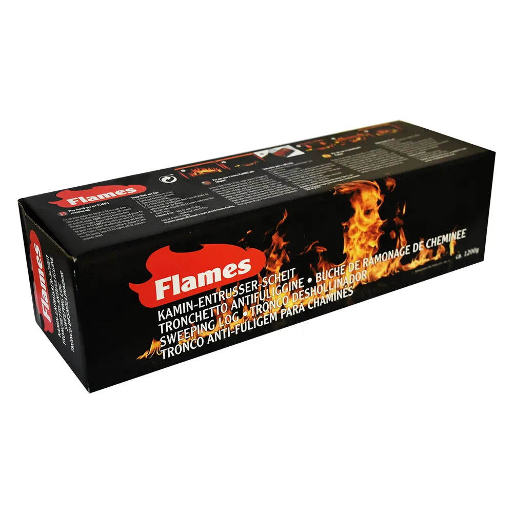 TRONCHETTO SPAZZACAMINO 'FLAMES' kg. 1 TRONCHETTO SPAZZACAMINO 'FLAMES' kg. 1