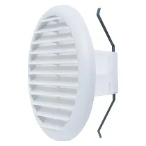 GRIGLIA AERAZIONE CON MOLLA RECLINABILE 90° ø 18 cm - foro 12