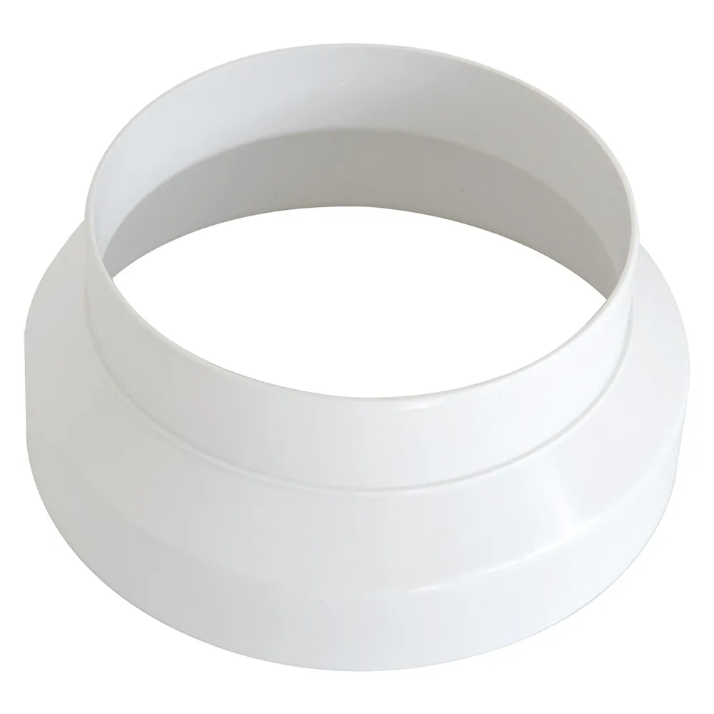 RIDUZIONE PER AERAZIONE CANALIZZATA Ø da 150 mm a 121 mm int.tubo RIDUZIONE PER AERAZIONE CANALIZZATA Ø da 150 mm a 121 mm int.tubo