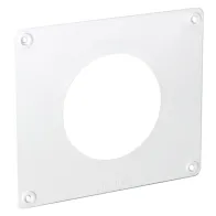 COPRIFORO PER TUBI AERAZIONE mm.190x160 - foro Ø mm. 100/125