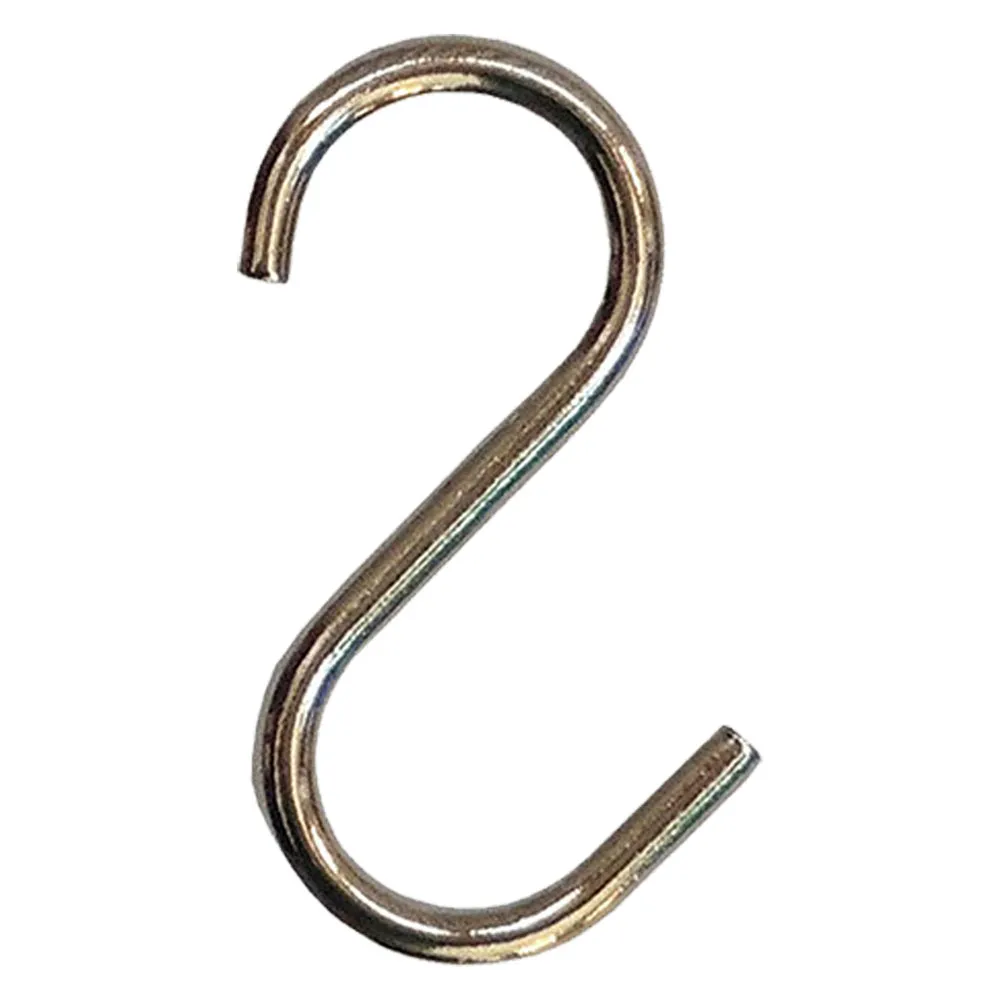 GANCI AD 'S' PER BARRA APPENDIMESTOLI finitura nichelata GANCI AD 'S' PER BARRA APPENDIMESTOLI finitura nichelata