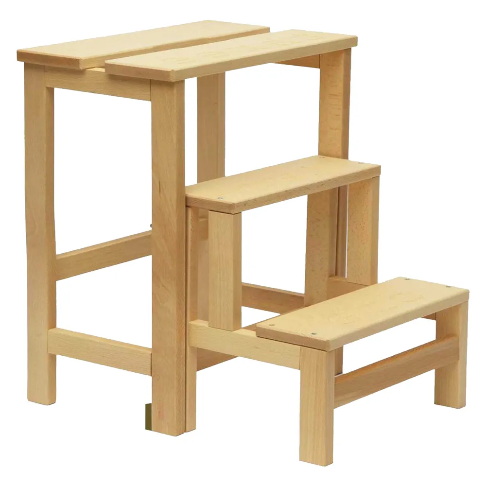 SGABELLO 'RIBALTINA' aperto 36 x 42 x h 57 cm - naturale SGABELLO 'RIBALTINA' aperto 36 x 42 x h 57 cm - naturale
