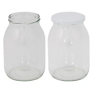 VASO VETRO 'BOCCACCIO' PER ALIMENTI TIPO 'STD' 1062 ml - imbocc. Ø 82 mm s/tappo