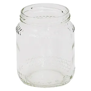 VASO VETRO 'BOCCACCIO' PER ALIMENTI TIPO 'MIELE' 390 ml - imbocc. Ø 70 mm