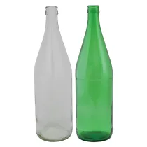 BOTTIGLIA IN VETRO 'VICHY' 1000 ml - colore verde