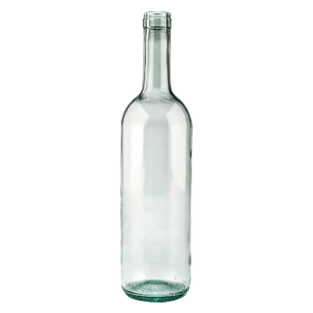 BOTTIGLIA IN VETRO TIPO 'BORDOLESE ECOVA'' 750 ml - colore mezzo bianco BOTTIGLIA IN VETRO TIPO 'BORDOLESE ECOVA'' 750 ml - colore mezzo bianco