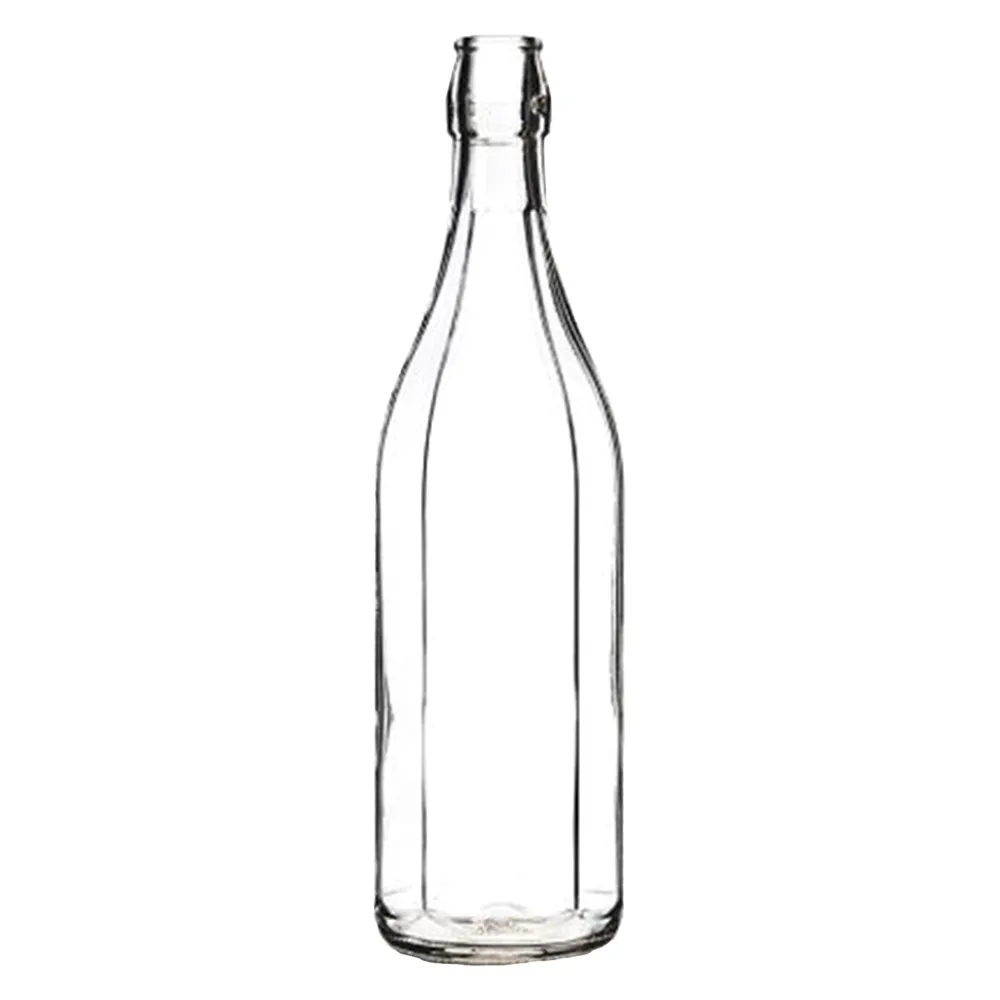 BOTTIGLIA IN VETRO 'COSTOLATA' 1000 ml bianca - tappo 7943200 BOTTIGLIA IN VETRO 'COSTOLATA' 1000 ml bianca - tappo 7943200