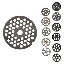 PIASTRA PER TRITACARNE per n.12 - 10 fori da 12 mm.