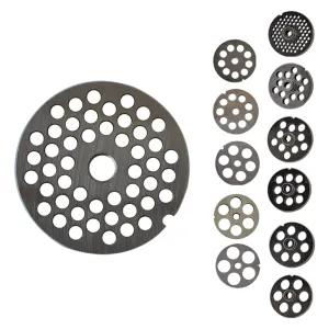 PIASTRA PER TRITACARNE per n.12 - 8 fori da 14 mm.