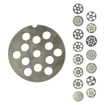 PIASTRA PER TRITACARNE per n.12 - 24 fori da 8 mm.