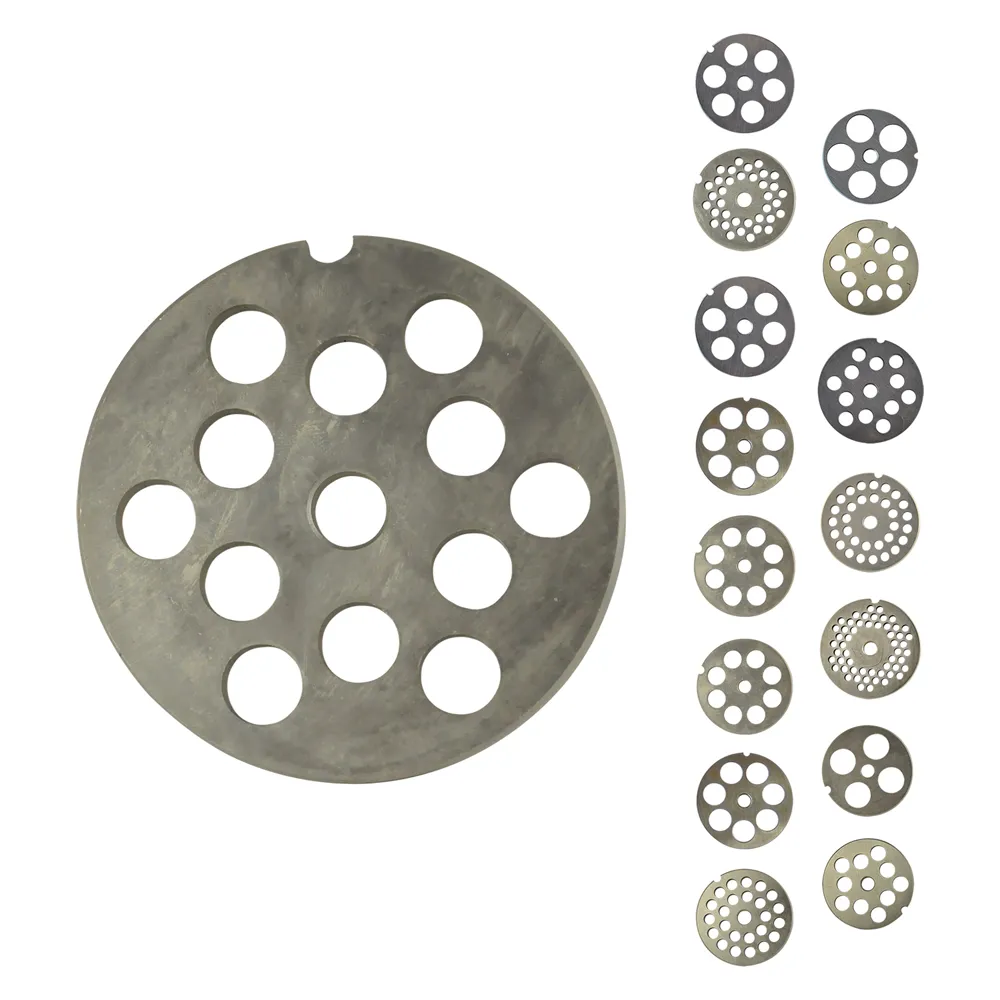 PIASTRA PER TRITACARNE per n.12 - 24 fori da 8 mm.