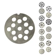 PIASTRA PER TRITACARNE per n.12 - 10 fori da 12 mm.