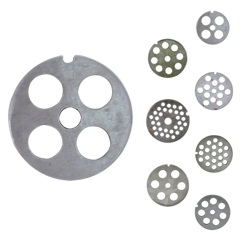 PIASTRA PER TRITACARNE MANUALE Per n.5 - 5 fori da 12 mm. PIASTRA PER TRITACARNE MANUALE Per n.5 - 5 fori da 12 mm.