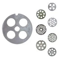 PIASTRA PER TRITACARNE MANUALE Per n.32 - 6 fori da 20 mm.